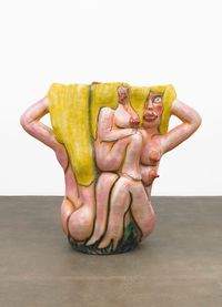 Women with Dolls in Their Laps by Ruby Neri contemporary artwork ceramics