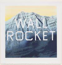 Wall Rocket by Ed Ruscha contemporary artwork print
