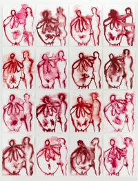 The Family by Louise Bourgeois contemporary artwork painting, works on paper