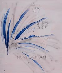 HAPPY BIRTHDAY! by HYE KYOUNG KWON contemporary artwork painting, works on paper