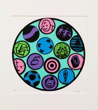 Circles by Derek Boshier contemporary artwork print