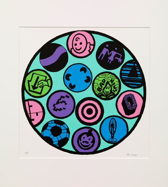 Circles by Derek Boshier contemporary artwork