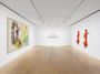 Contemporary art exhibition, Rose Wylie, Car and girls at David Zwirner, London, United Kingdom