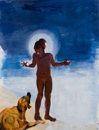 Like Explaining the End of the World to a Dog by Eric Fischl contemporary artwork painting