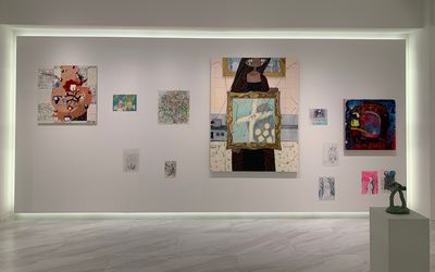 Exhibition view: Group exhibition, Approaches to Painting - reprise, curated by Yoichi Umezu, √K Contemporary, Tokyo (16–31 January 2021). Courtesy √K Contemporary.