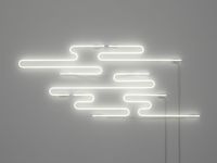 Neon forms (resembling clouds...) by Cerith Wyn Evans contemporary artwork sculpture