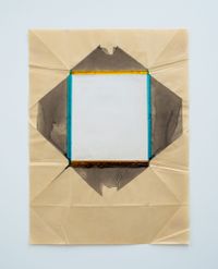 Biblio (RH) White by Jeff McMillan contemporary artwork works on paper