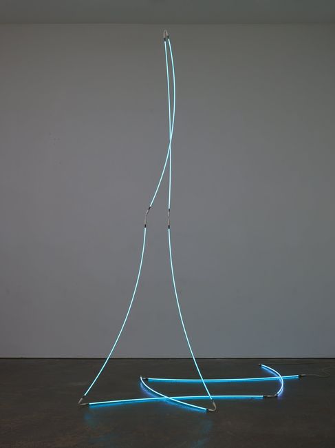 Lamentable bleu by François Morellet contemporary artwork