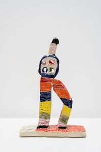 Untitled (Standing Figure) by Sune Christiansen contemporary artwork ceramics