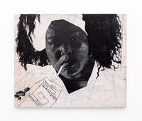Lalela. Ngingakunikeza imali yokuthenga awakho amahewu, kodwa ngeke ngikwazi ukuk'nikeza awami. by Luyanda Zindela contemporary artwork painting, drawing
