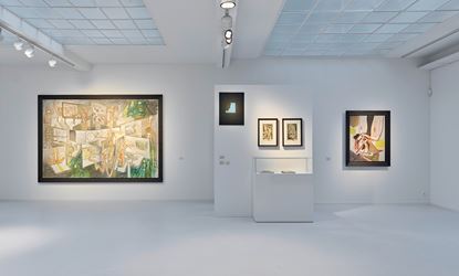 Exhibition view: Roberto Matta, Marcel Duchamp, MATTA | DUCHAMP, Galerie Gmurzynska, Zurich (21 November 2018–21 March 2019). Courtesy Galerie Gmurzynska.