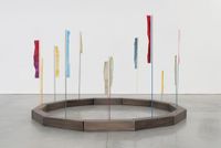 Circular Flags by Song Dong contemporary artwork painting, sculpture