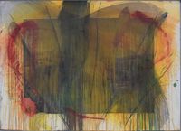 Landschaft by Arnulf Rainer contemporary artwork painting, works on paper, drawing