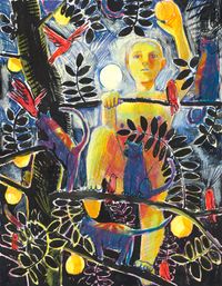 The Forager by Carlo D'Anselmi contemporary artwork painting, works on paper, drawing