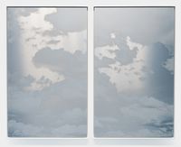 May 10 2021 Kumo (Cloud) Diptych NYC by Miya Ando contemporary artwork painting, works on paper, sculpture, drawing