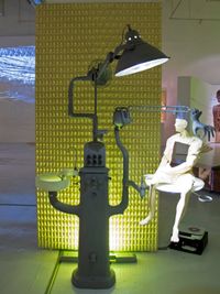 Opera - Anterior Man: Dental Ensemble and Lamp by Gabriel Barredo contemporary artwork sculpture