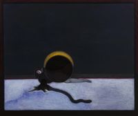 Moon Eclipse by Wang Zhongjie contemporary artwork painting