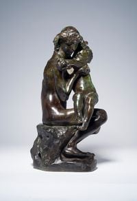 Frère et soeur by Auguste Rodin contemporary artwork sculpture