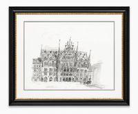 the charmed Rathaus by Karen Kilimnik contemporary artwork works on paper