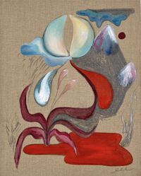 Seasons - Autumn by Estelle Tcha contemporary artwork painting