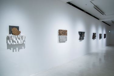 Exhibition view of Leonardo Drew, solo exhibition, Pearl Lam Galleries, Hong Kong.