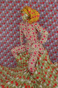 Posing in Pop by Alia Ali contemporary artwork print, textile