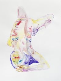 Draw me like one of your French girls 4 by Ioana Maria Sisea contemporary artwork painting, works on paper