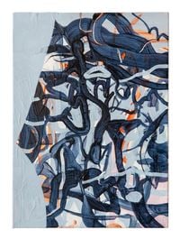 Entwined 1 by Gaurav Gupta contemporary artwork painting, works on paper