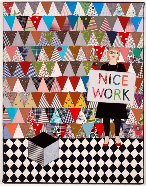 Nice Work (Thousand Pyramids) by Adrienne Doig contemporary artwork