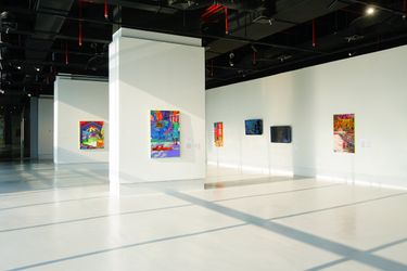 Exhibition view: Zico Albaiquni, Tilem. Disruptive Liminalities, Space 8, Jakarta (30 March–8 May 2022). Courtesy Yavuz Gallery. 