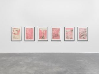 Exhibition view: Group Exhibition, Unrepeated: Unique Prints from Two Palms, 537 West 20th Street, New York (13 January–12 February 2022). Courtesy David Zwirner.