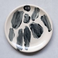 Spirit on Plate by Dusadee Huntrakul contemporary artwork sculpture, ceramics