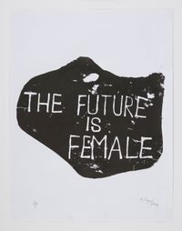 The Future Is Female by Barthélémy Toguo contemporary artwork print