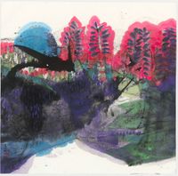 秋聲 The Sound of Autumn by Lee Chung-Chung contemporary artwork painting, works on paper, drawing