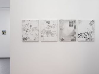 Exhibition view: Dimz, dpgp78, Fill-in, Whistle, Seoul (28 January–12 March 2022). Courtesy Whistle.
