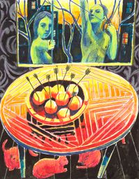 What Are The Odds by Carlo D'Anselmi contemporary artwork painting, works on paper, drawing