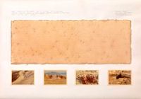Area-Sayreville, New Jersey 40-30 Latitude 74-30 Longitude Specimen Fragment Sample of Earth Showing Impression of Rock Forms, Location-Views of East Side Of Quarry site, Date-July 26th, 1976 3 PM by Michelle Stuart contemporary artwork painting, works on paper, drawing