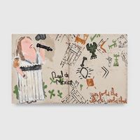 Mexican Singer by Rose Wylie contemporary artwork