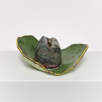 Sombrero Ceramic Green by Ken Taylor contemporary artwork sculpture