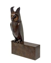 Small Long-eared Owl by Daniel Daviau contemporary artwork sculpture