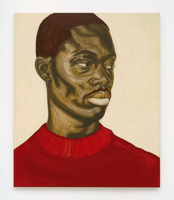 Red Head by Collins Obijiaku contemporary artwork