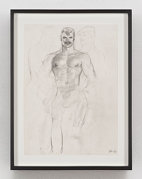 Untitled (preparatory drawing) by Tom of Finland contemporary artwork works on paper