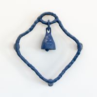 Blue Bell on a Branch by Jaime Jenkins contemporary artwork sculpture