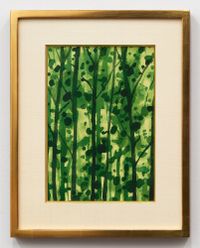 Trees by Nicolas Party contemporary artwork painting, works on paper