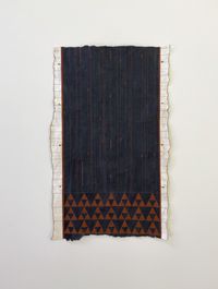 Te Uranga (The rising and setting of the sun due East and due West. Autumnal Equinox. 20.03.2020) by Nikau Hindin contemporary artwork textile