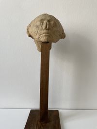 Anonymous Portrait Head by Magdalena Abakanowicz contemporary artwork sculpture