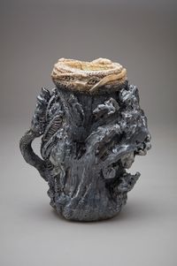 Black Clouds by Nichola Shanley contemporary artwork sculpture, ceramics