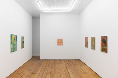 Exhibition view: Phoebe Unwin, The Pointed Finger, Amanda Wilkinson Gallery, London (2 June–15 July 2023). Courtesy Amanda Wilkinson Gallery.