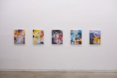 Exhibition view: Woo Tae Kyung, Between square and square, Gallery Chosun, Seoul (3–25 August 2022). Courtesy Gallery Chosun.
