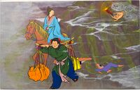 啟程 Arrival & Departure by Wong Lip Chin contemporary artwork painting